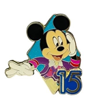 Hong Kong Disneyland 15th Anniversary Mickey Pin