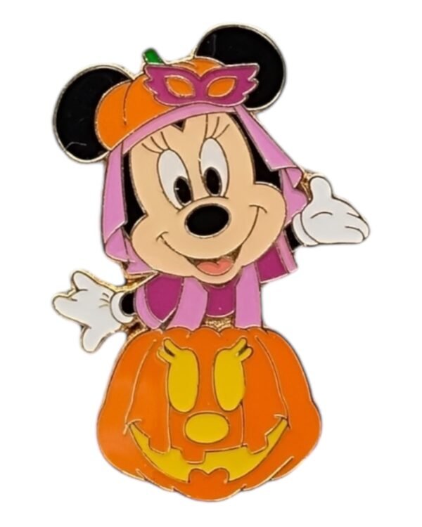Cute Minnie Halloween Pumpkin Pin