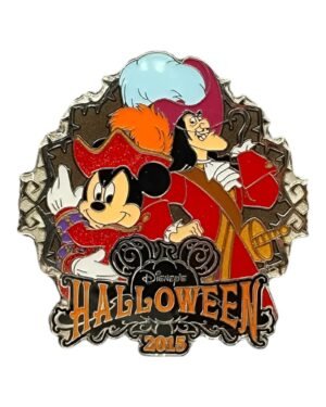 Halloween 2015 - Mickey and Captain Hook Pin