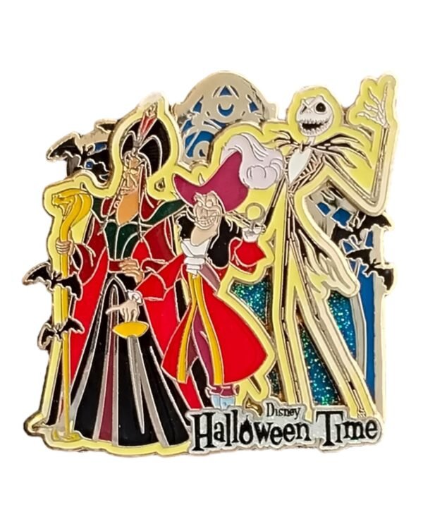 Halloween 2017 - Jafar, Captain Hook and Jack Skellington Pin