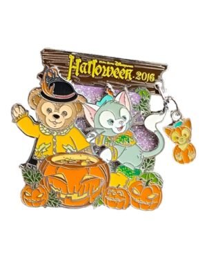 Halloween 2016 - Duffy and Gelatoni Pin