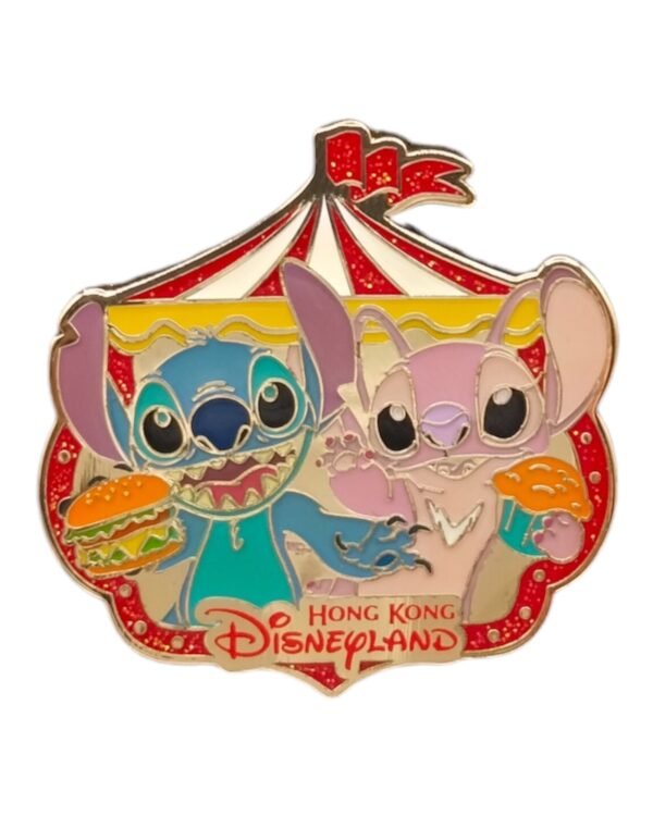 Pin Trading Carnival 2020 - Stitch and Angel (Red)
