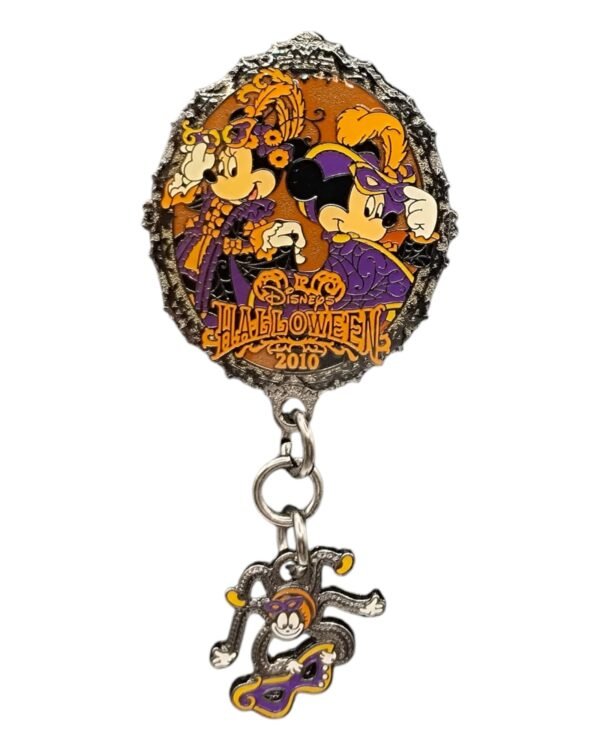 Halloween 2010 Mickey and Minnie Dangle Pin