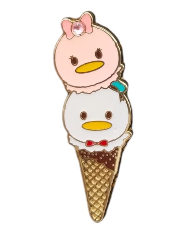 Tsum Tsum Ice Cream Pin Series - Donald and Daisy