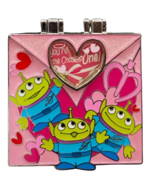 Alien Love Letter Pin