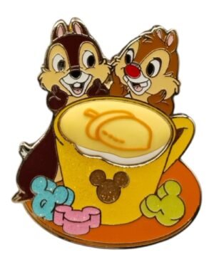 Chip n Dale Coffee Mug Pin
