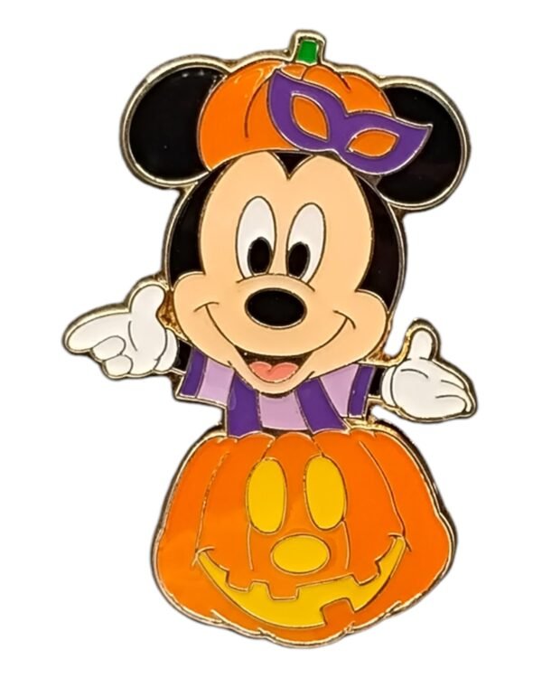 Cute Mickey Halloween Pumpkin Pin