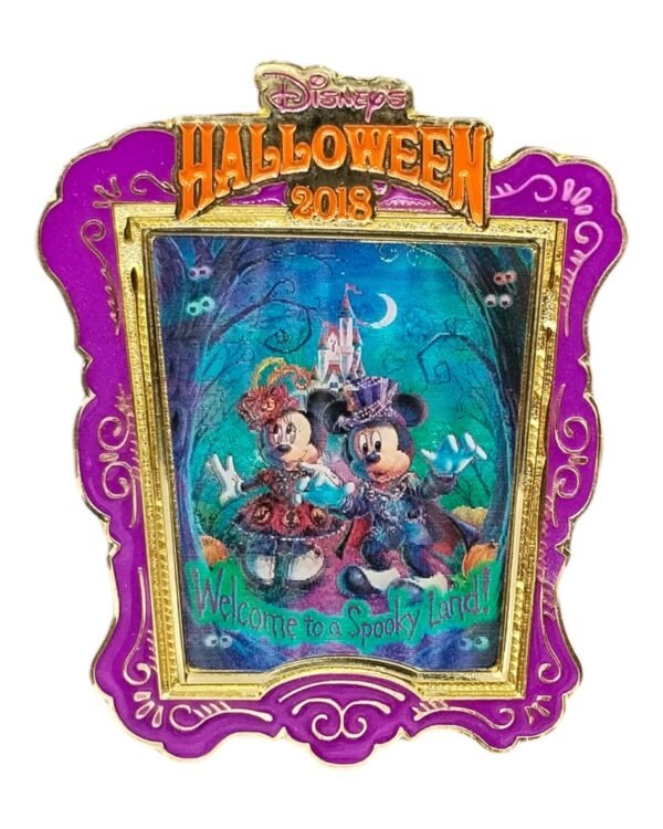 Halloween 2018 - Dressed Up Mickey and Minnie Pin
