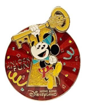 Unlock the Fun - Mickey 90th Birthday Pin