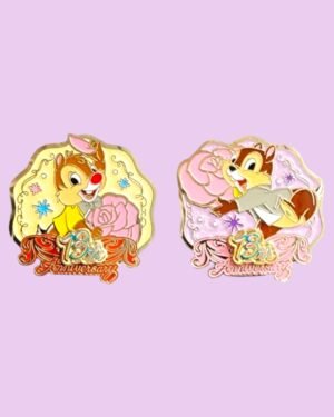 Hong Kong Disneyland 13th Anniversary Chip and Dale Pin
