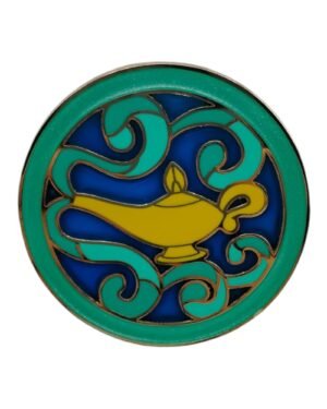 Castle of Magical Dreams Princess Stained Glass Windows Pin Series - Jasmine