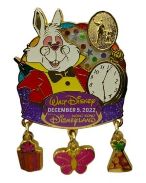Walt Disney Birthday 2022 with White Rabbit Pin