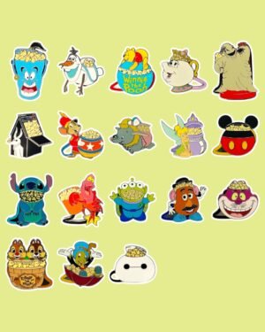 Popcorn Bucket Pin Series