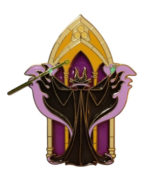 Villains Stained Glass Window Pin Series - Maleficent