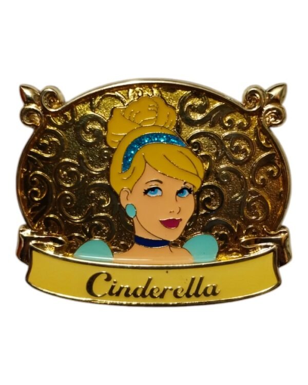 Princess Plaque Pin Series - Cinderella