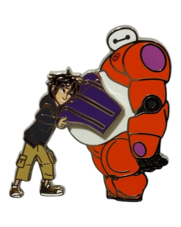 Hiro and Baymax Putting On Armor Pin