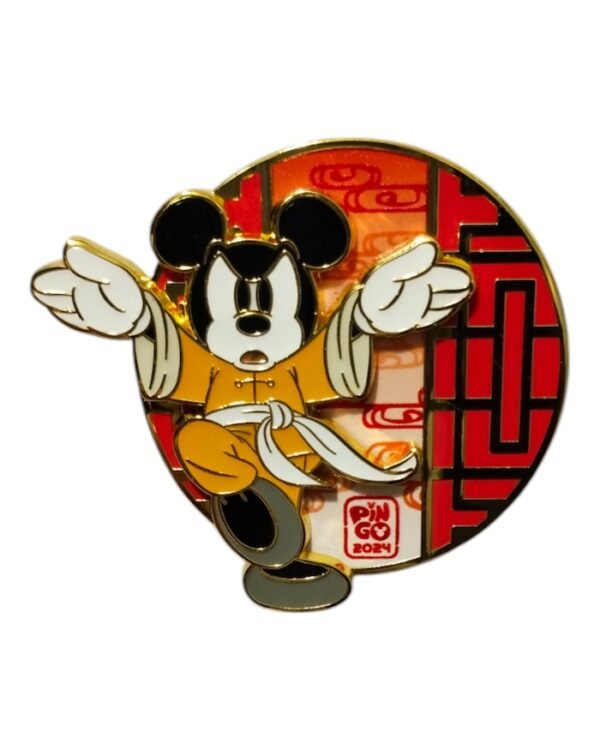 Mickey and Friends Kung Fu - Pin Go 2024 - Mickey Mouse (Completer Pin)
