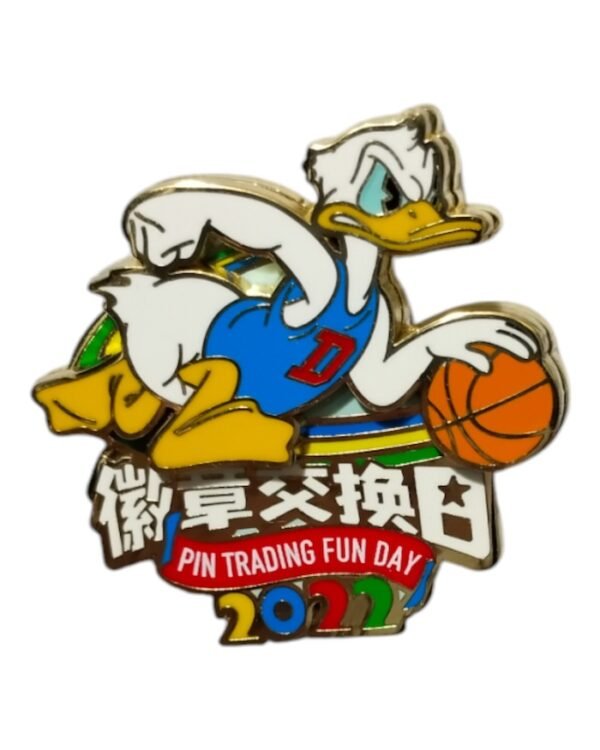 Pin Trading Fun Day 2022 Donald Duck Basketball Pin
