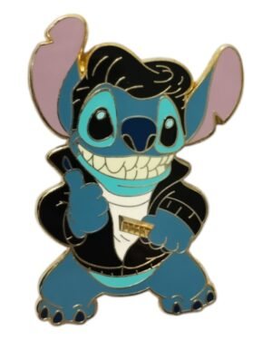 Characters High School Pin Series - Stitch as Elvis Presley