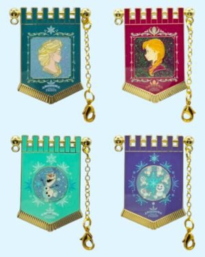 World of Frozen 1st Anniversary Chartacers Flag Pin Series