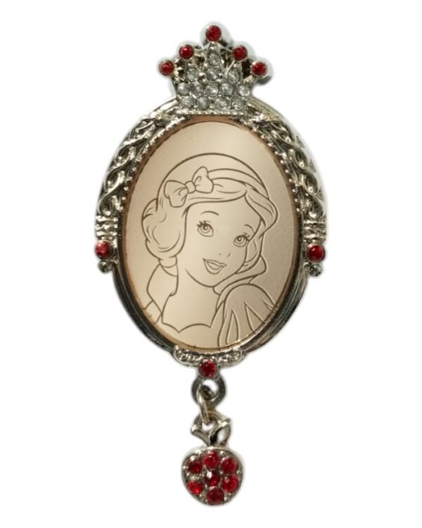 Princess Jewelled Frame Dangle Pin Series - Snow White