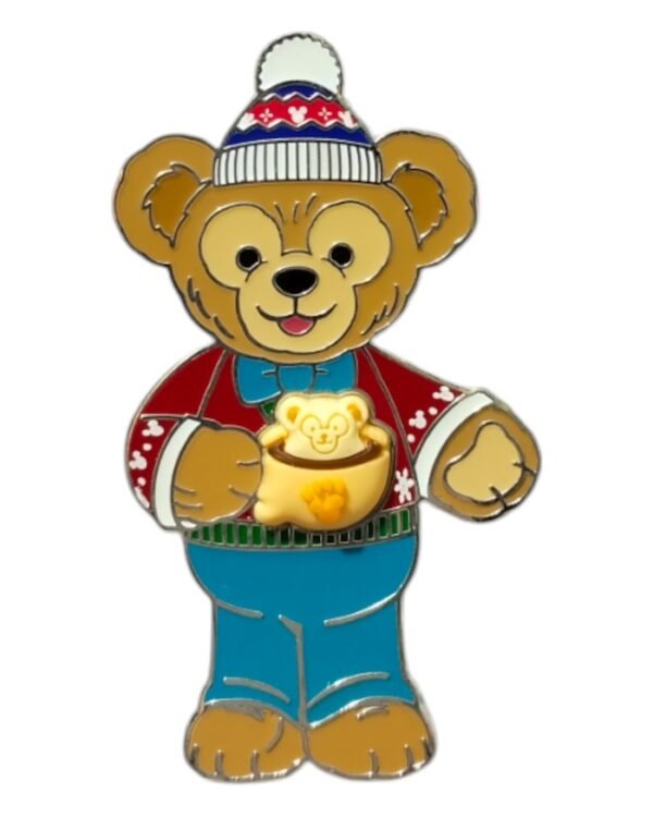 Duffy Holding Hot Coffee Pin