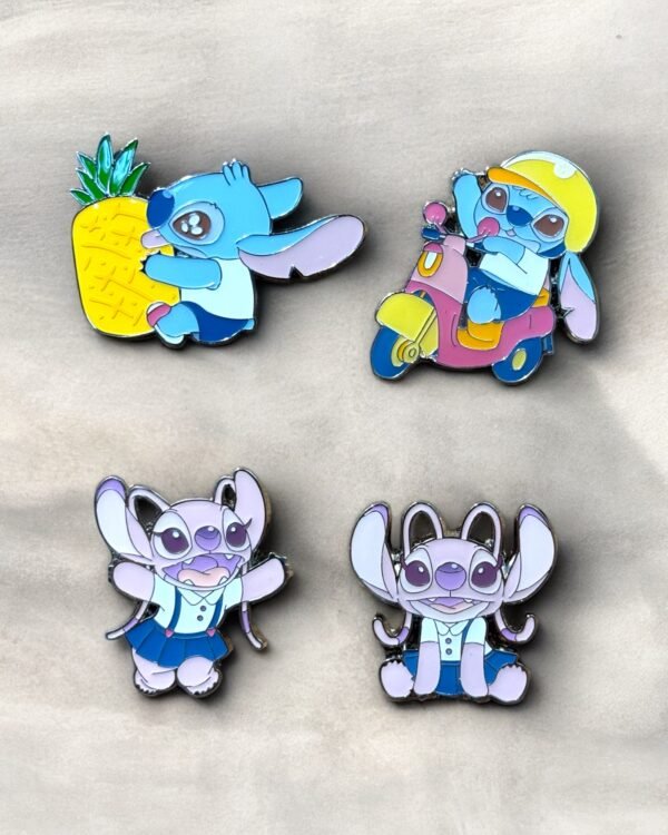 Stitch and Angel Shanghai Game Pins