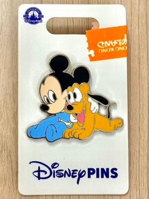 Baby Mickey and Pluto