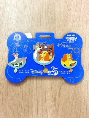 Lady and the Tramp Anniversary Pin Set