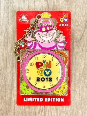 Cheshire Cat Pin Go Clock