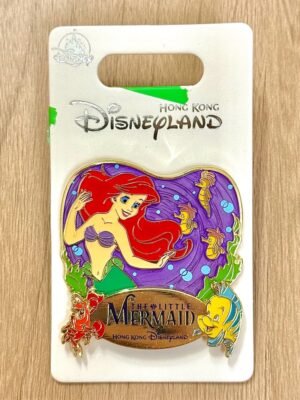 Mermaid Ariel and Flounder