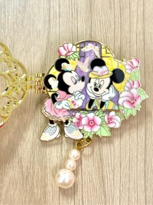 Hinged Pearl Mickey and Minnie