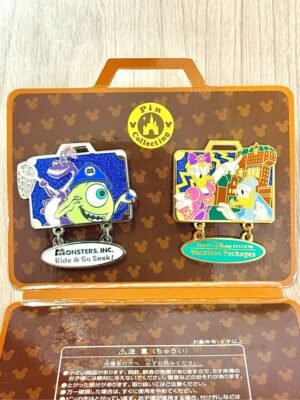 Monsters Suitcase with Donald and Daisy