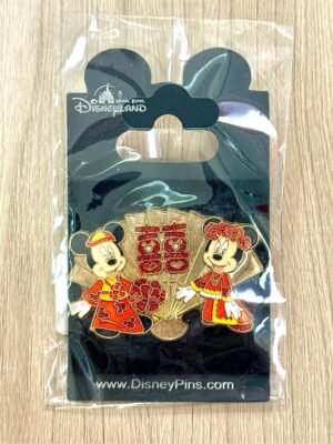 Chinese Wedding Fan Mickey and Minnie
