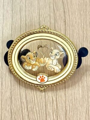 Simba and Nala Oval Frame